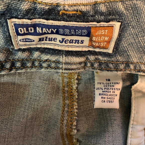 🦋 Old Navy Just Below Waist Jeans Size 18 - Picture 6 of 6